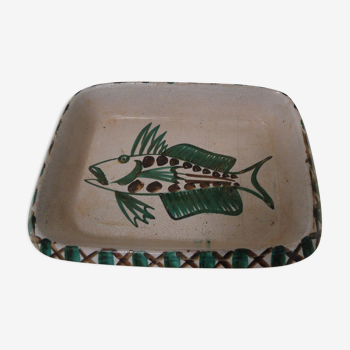 former Robert Picault ceramic fish dish