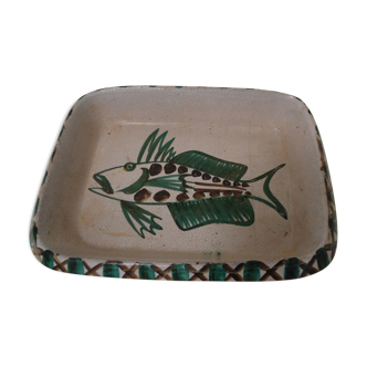 former Robert Picault ceramic fish dish