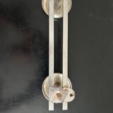 old chrome metal coat rack
