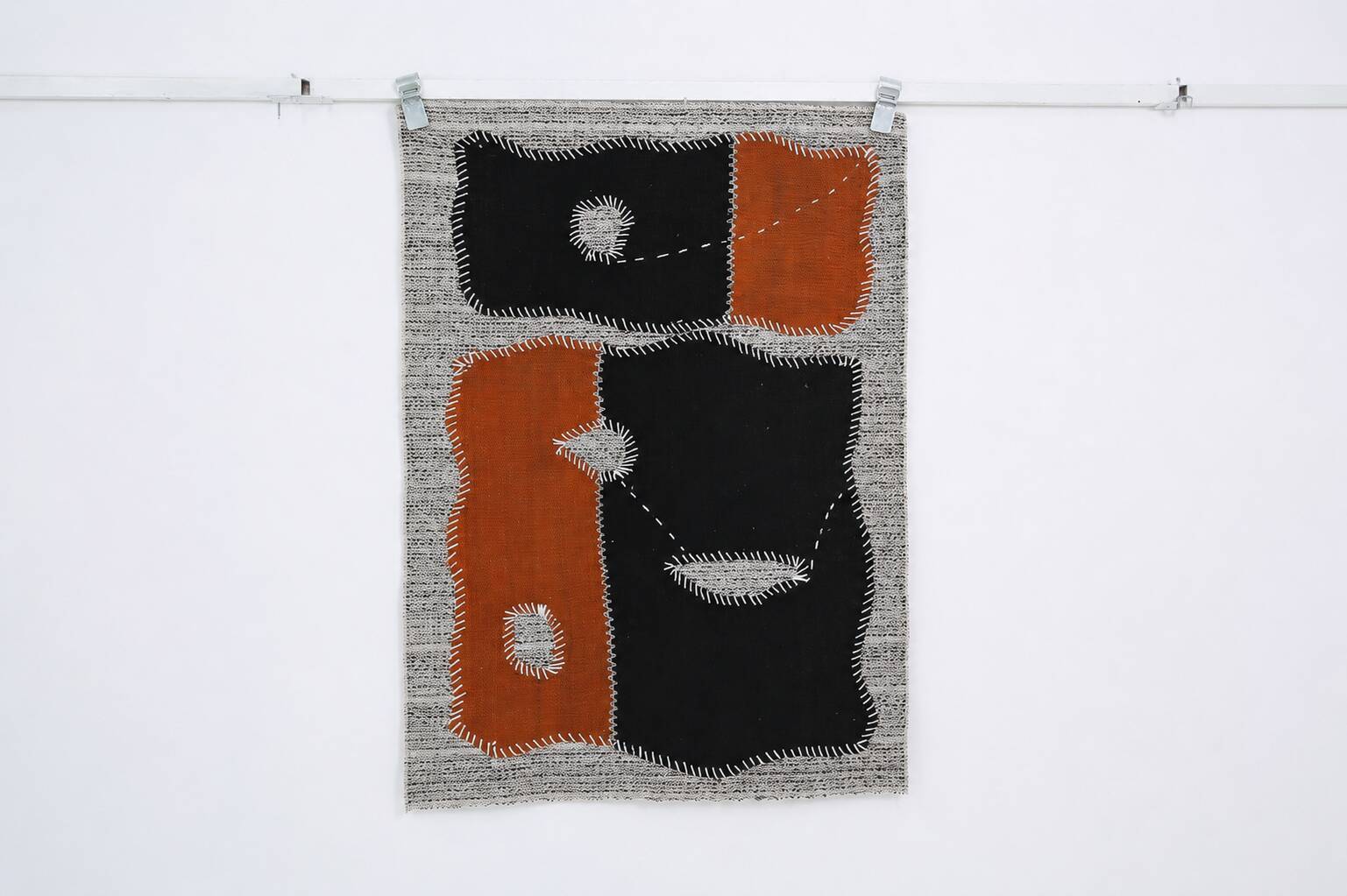Vintage Turkish Wool Wall Hanging, Handmade Tapestry Rug, 72x106 Cm