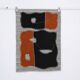 Vintage Turkish Wool Wall Hanging, Handmade Tapestry Rug, 72x106 Cm