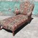 Old meridian armchair with armrests