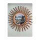 Old rattan mirror
