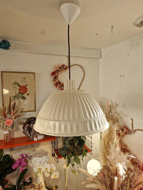 Cloche Lampe Suspension Blanc Creme Fontana Arte