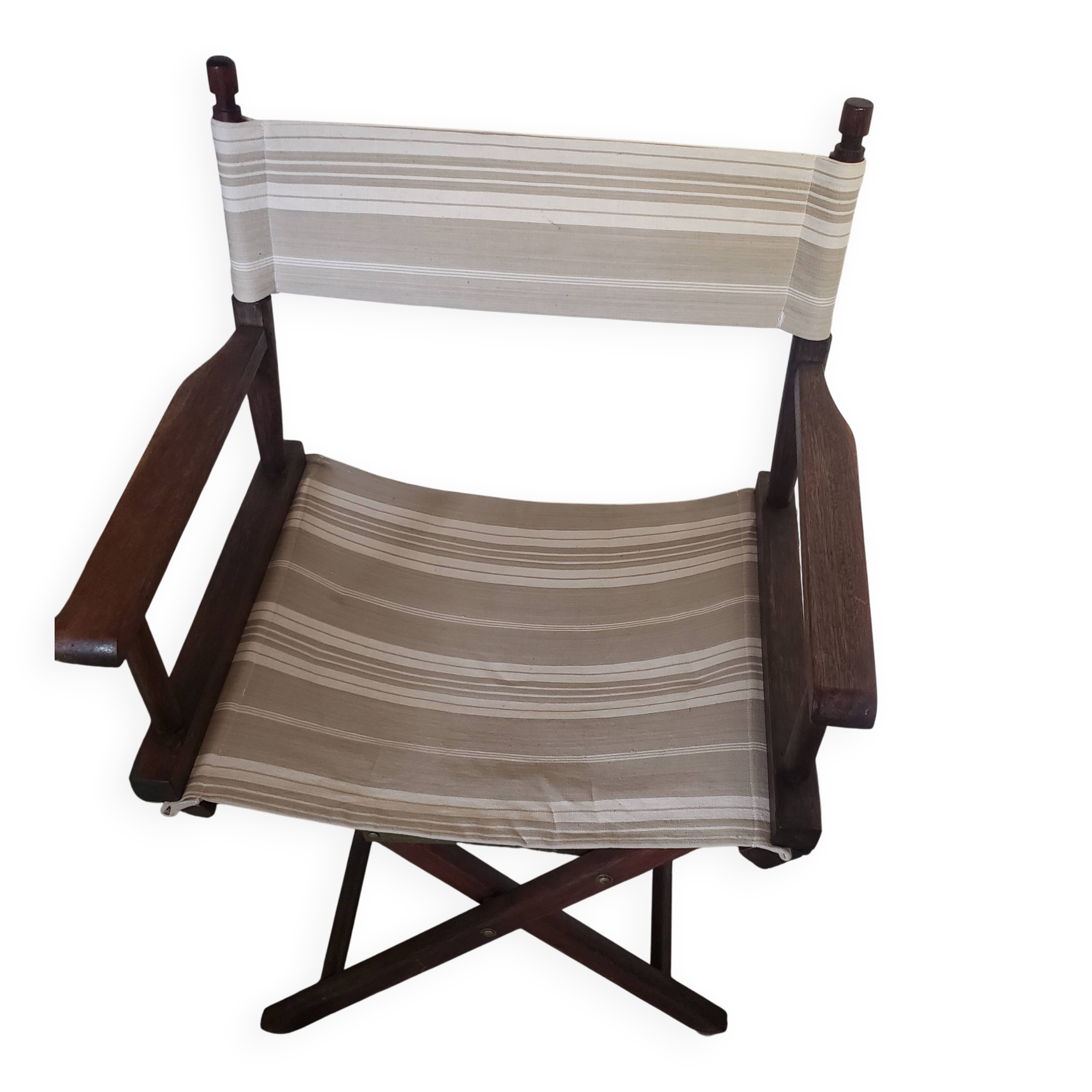 Folding director's armchairs