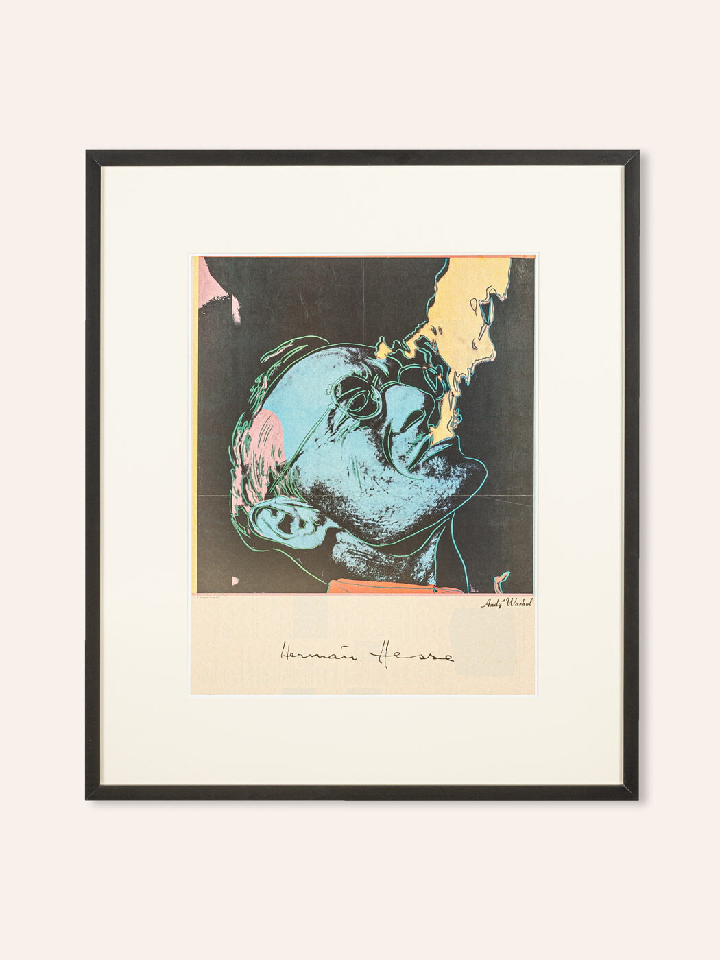 Hermann Hesse by Andy Warhol