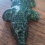 Accolay crocodile in glazed ceramic