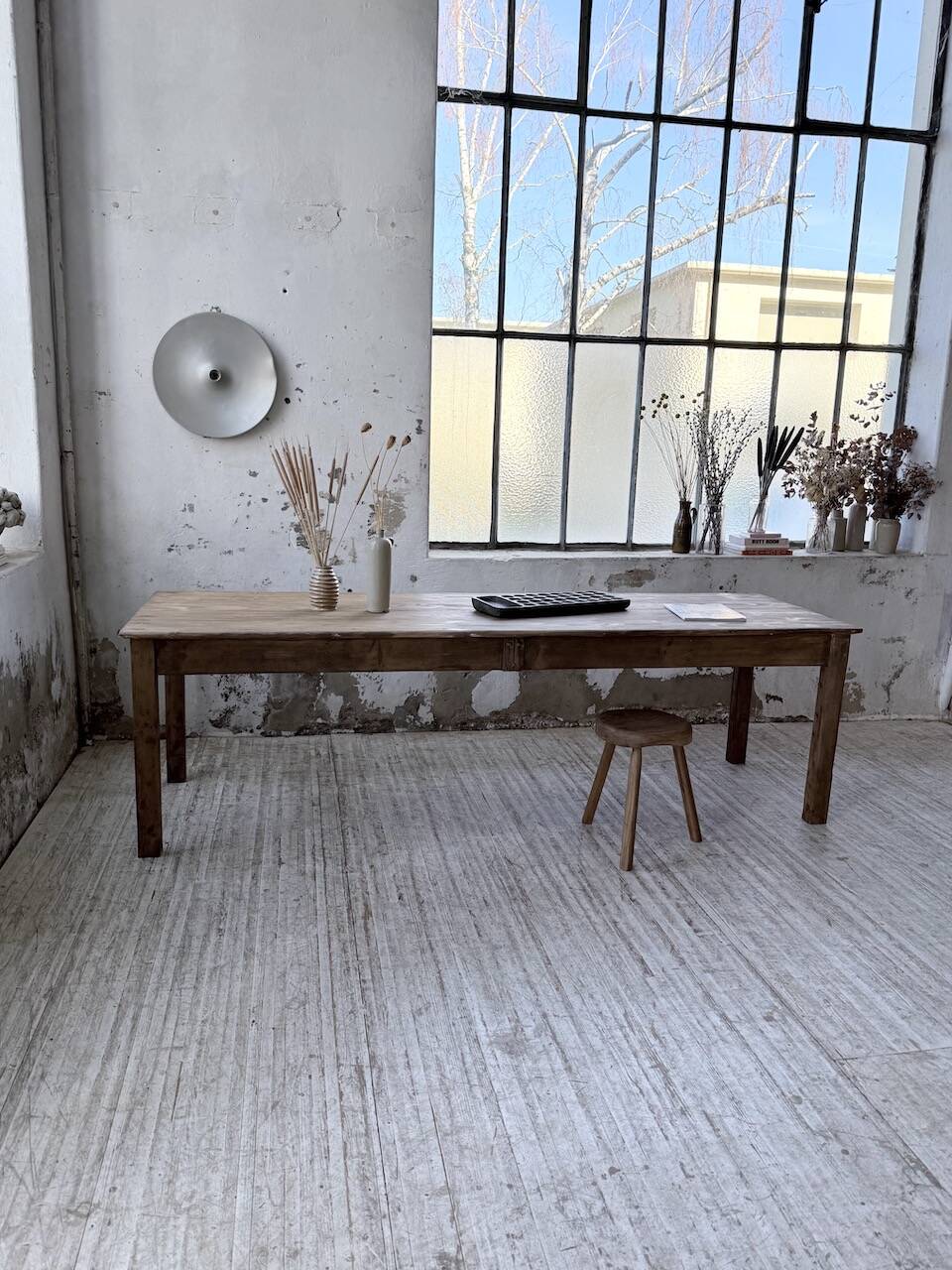 Farm table in pine 1950 250cm