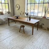 50s pine and oak farmhouse table 2.5m