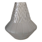Etling Pressed Molded Glass Vase