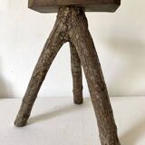 Brutalist tripod stool
