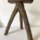 Brutalist tripod stool