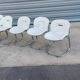 Six Sabrina model chairs by Gastone Rinaldi for Rima circa 1970