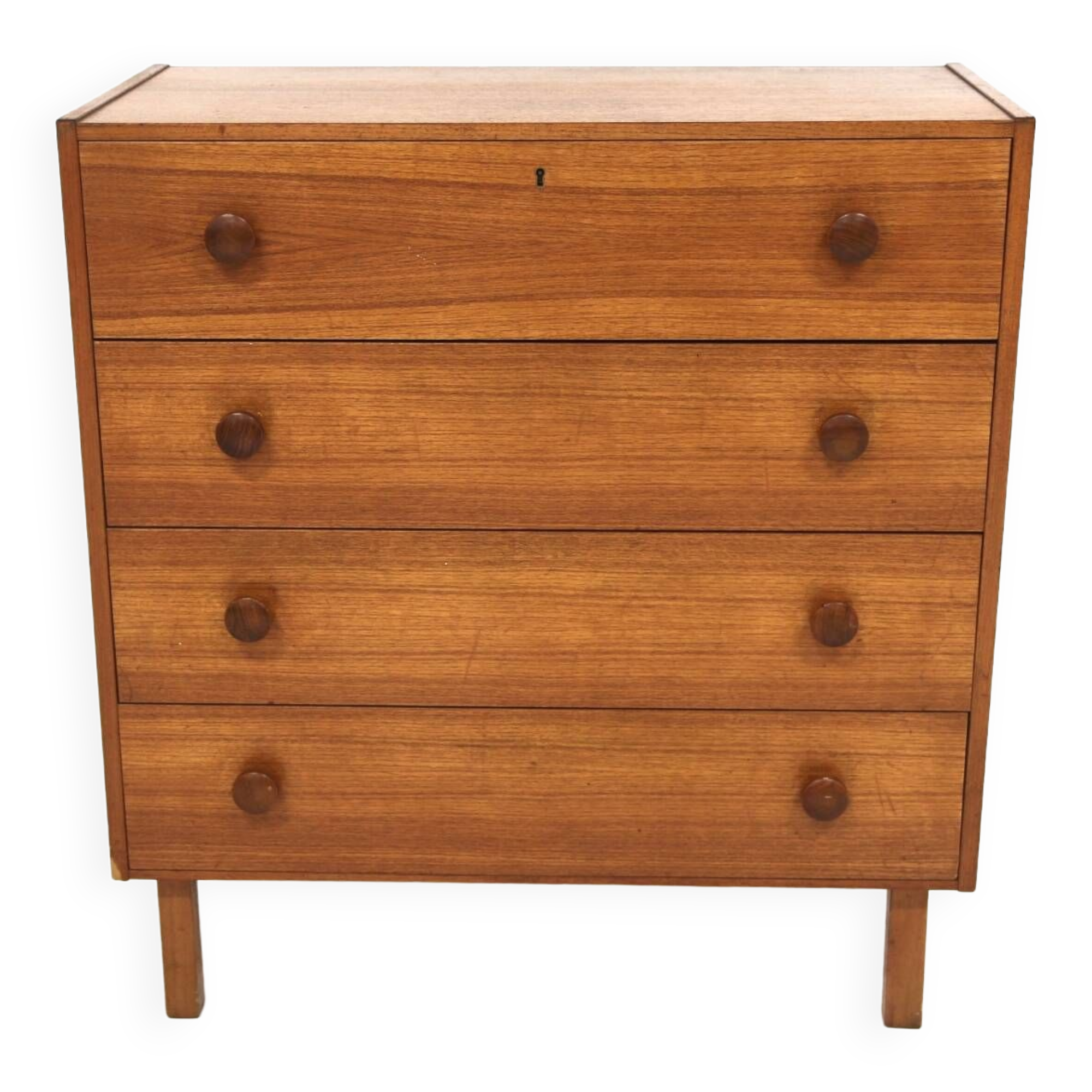 Scandinavian teak chest of drawers, Sweden, 1960