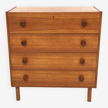 Scandinavian teak chest of drawers, Sweden, 1960