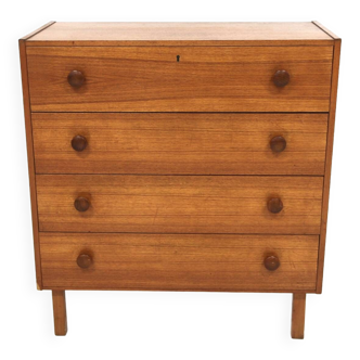 Scandinavian teak chest of drawers, Sweden, 1960