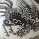 Vase Sia Home Fashion. Celestial Sphere design. Decor with birds/Chimeras.
