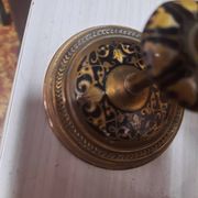 Pair of gilded bronze candlesticks Napoleon III