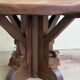 Solid wood round table