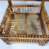 Rattan serving table 1950/60