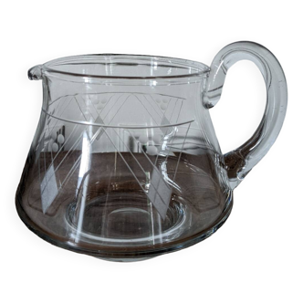 Glass pitcher