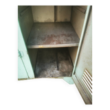 Vintage metal locker cabinet