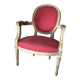 Louis XVI style medallion armchair