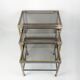 Guy Lefèvre for Maison Jansen, suite of 3 nesting tables, 1970s