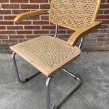 Cesca chair B64 with armrests by Marcel Breuer Design