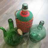 Blown glass carafe with spout