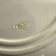 Set of 8 gien 1937 garland soup plates