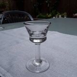 Old bistro "drip" glass
