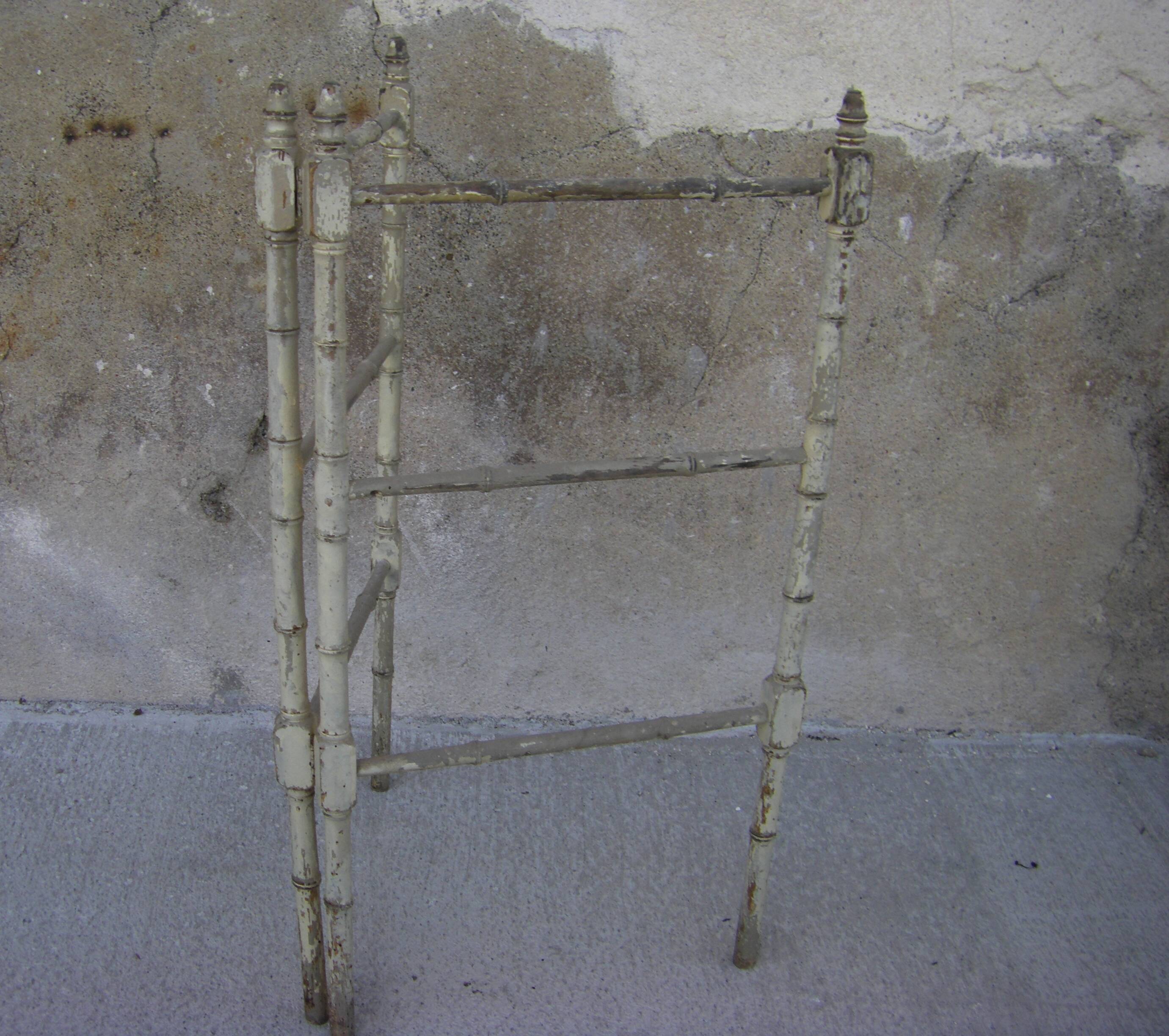 Old towel rack