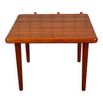 Table basse scandinave en teck vintage 1960