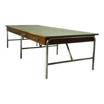 Vintage Bauhaus Desk in Oak, 1930s, II
