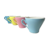 Lot de 4 petites tasses a café de Digoin