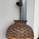 Vintage rattan ceiling light
