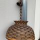 Vintage rattan ceiling light