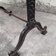 Table de bistrot en fonte 1900 1m50