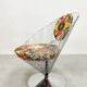 Vintage wire cone easy chair Fritz Hansen Verner Panton