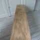 Bench, pearl grey patinated end of bed