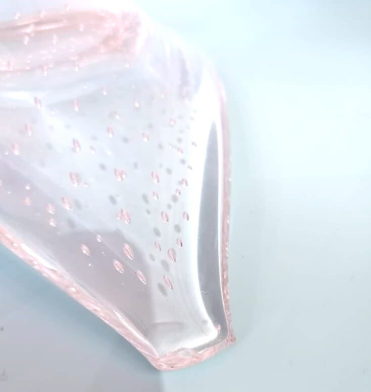 Empty pocket Kosta Boda around 1970 glass bubbled Sweden