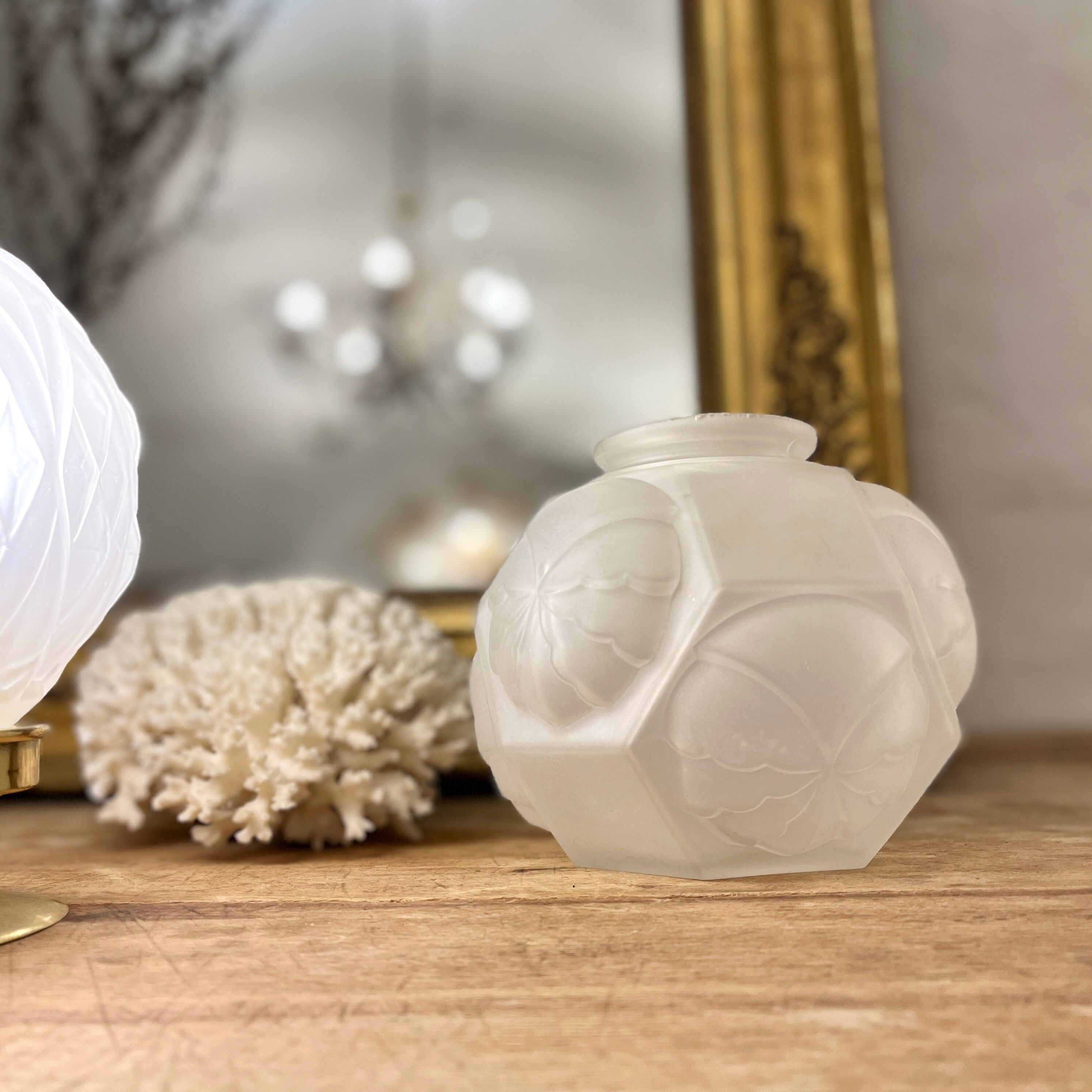 Art deco ball vase