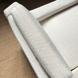 Paire de fauteuils et repose pied