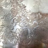 English silver plated tray
