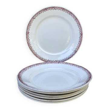 St Amand ironstone dessert plates