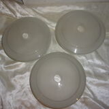 Set of 3 old cup globes