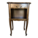 Antique nightstand louis xv style wood drawer + vintage case