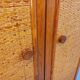 Vintage woven rattan and wood armoire by Maugrion for Roche-Bobois.