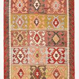 5x10 Rare Style Kilim Rug, 163x309Cm Living Room Rug